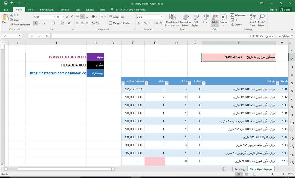 میانگین موزون و میانگین